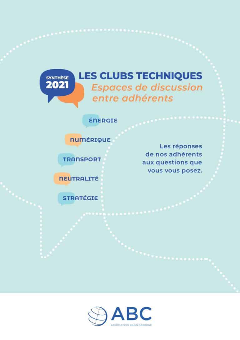 Synthèse 2021 des clubs techniques